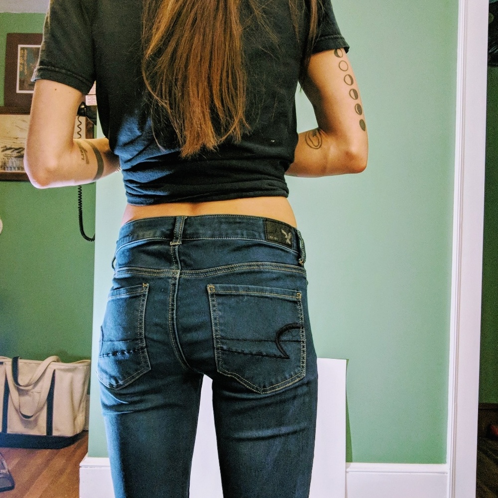 American Eagle Dark Denim Jeggings